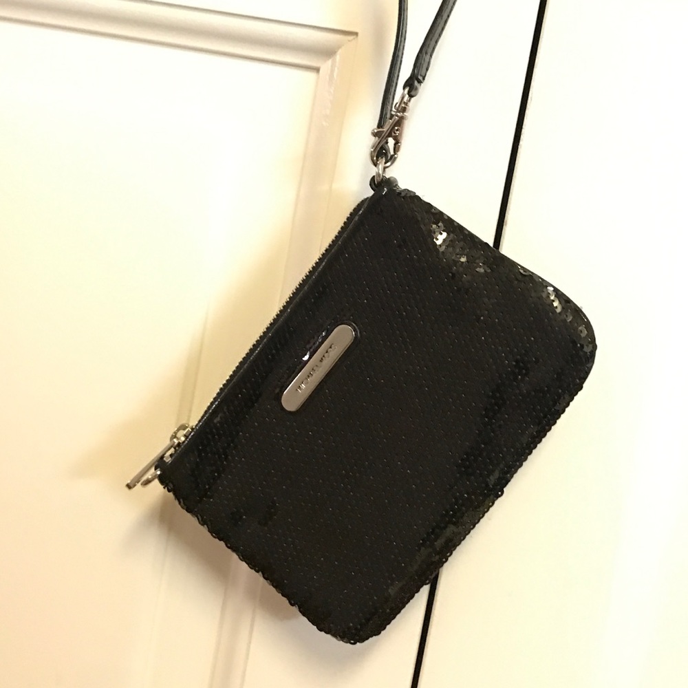 Sequin Michael Kors Wristlet